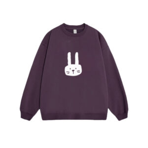 Cute Bunny Round Neck Sweatshirt
